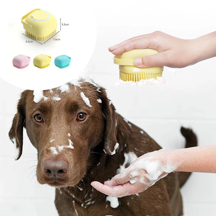 Cute Dog Bath Brush